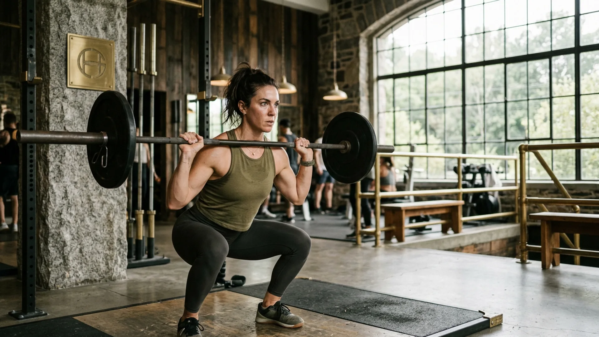 Athlete training with CTS performance powder